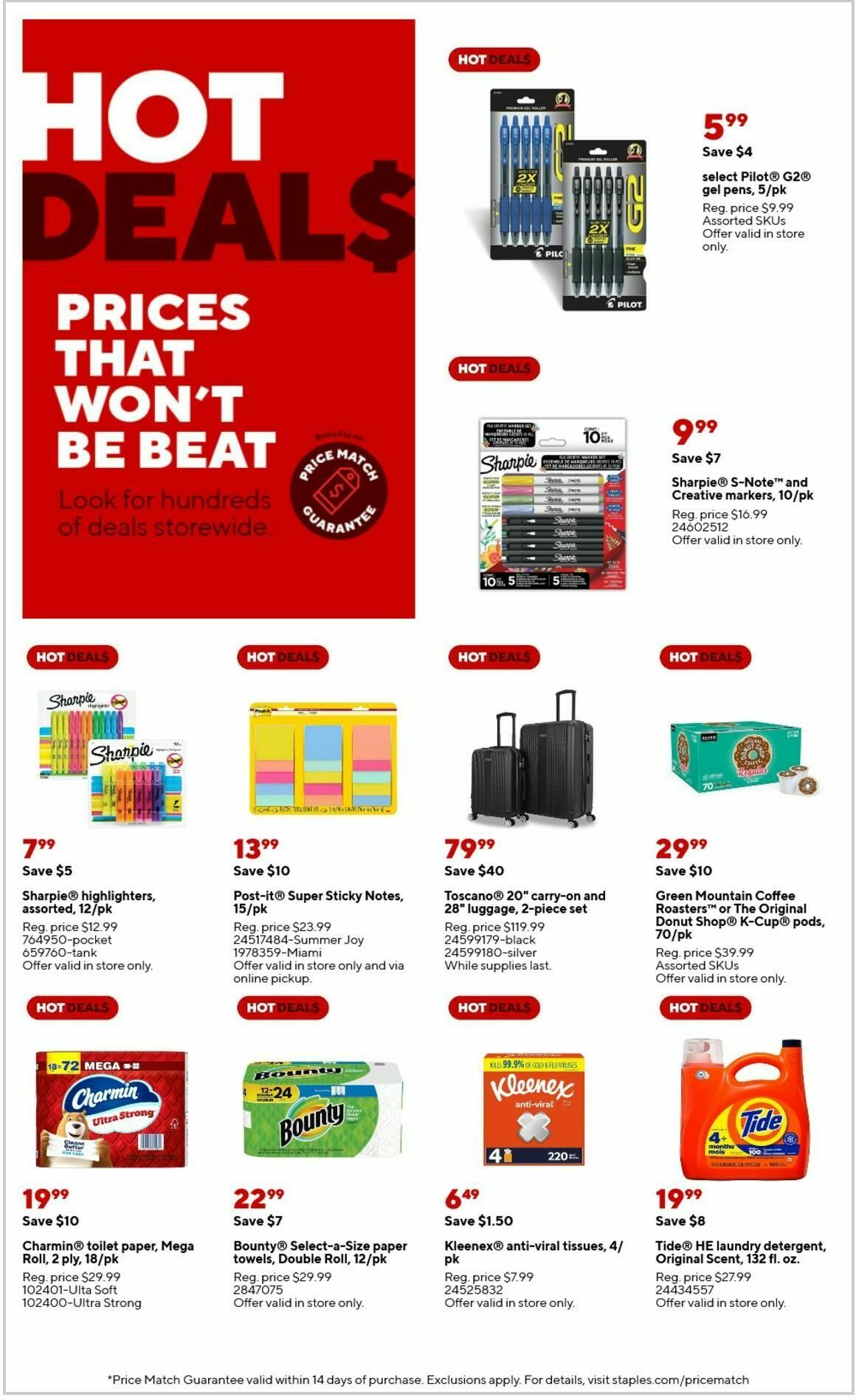 Staples Weekly Ad from February 23