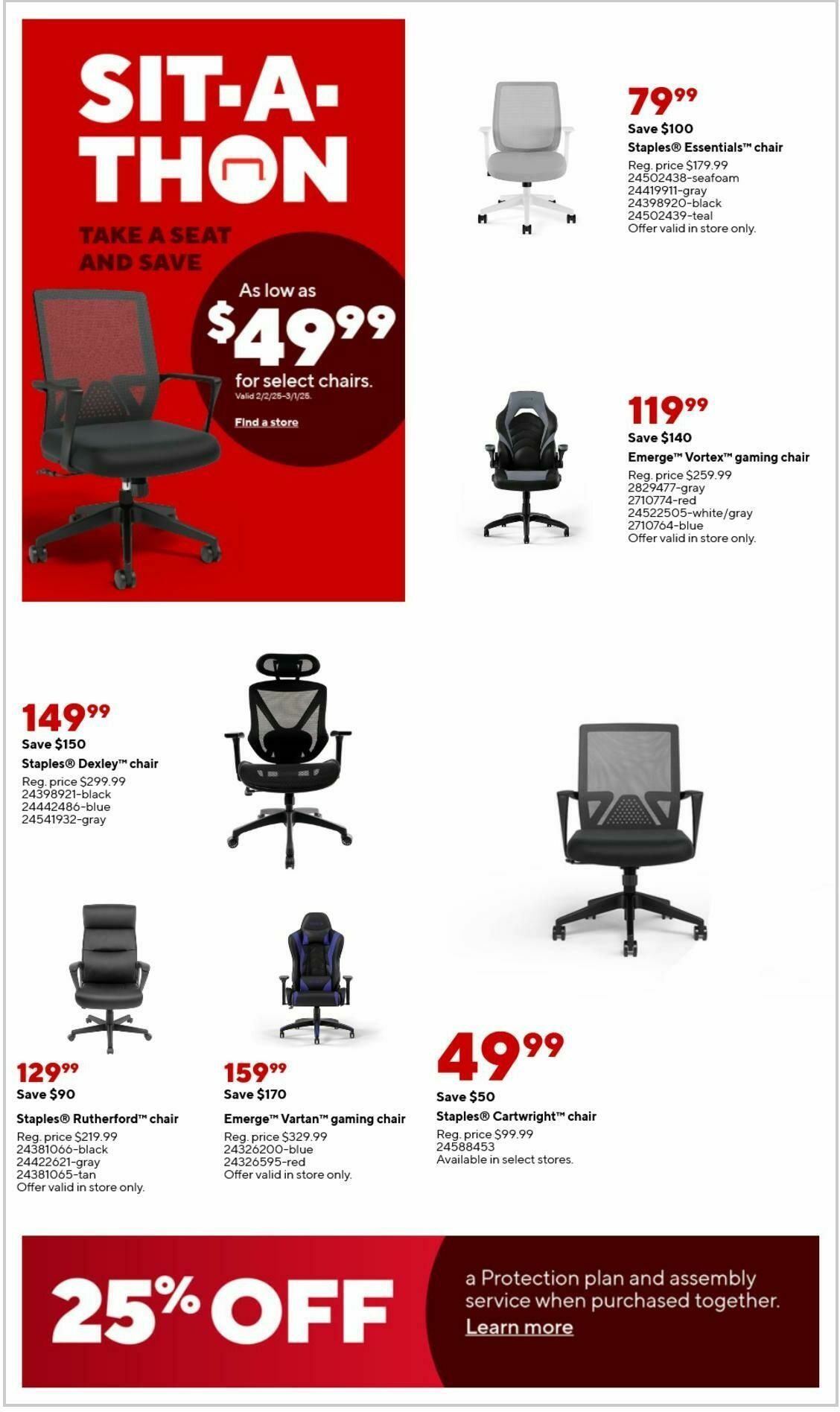 Staples Weekly Ad from February 23