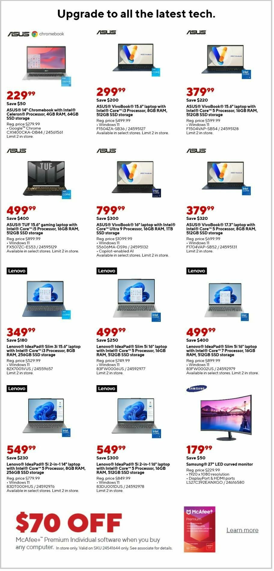 Staples Weekly Ad from February 23
