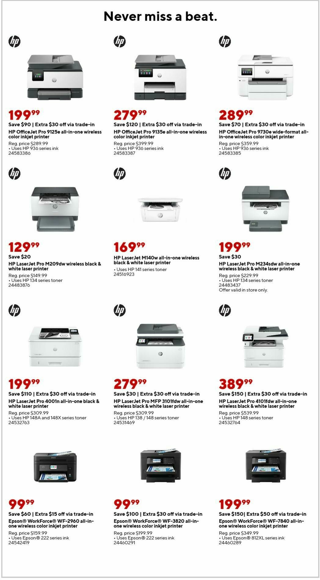 Staples Weekly Ad from February 23