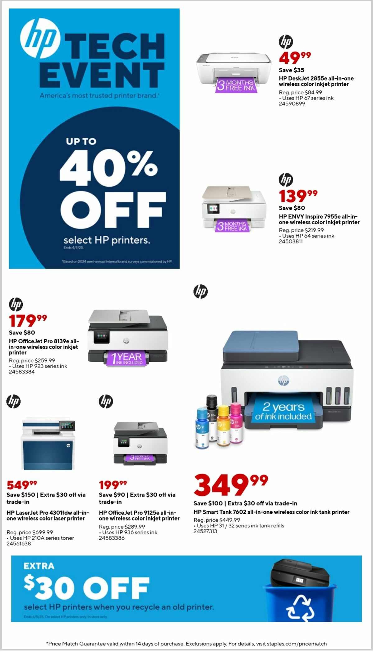 Staples Weekly Ad from March 2