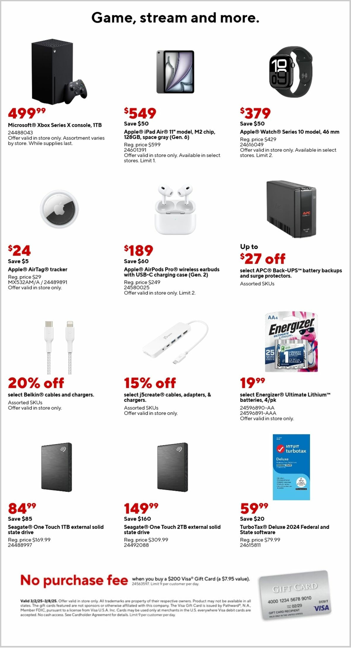 Staples Weekly Ad from March 2