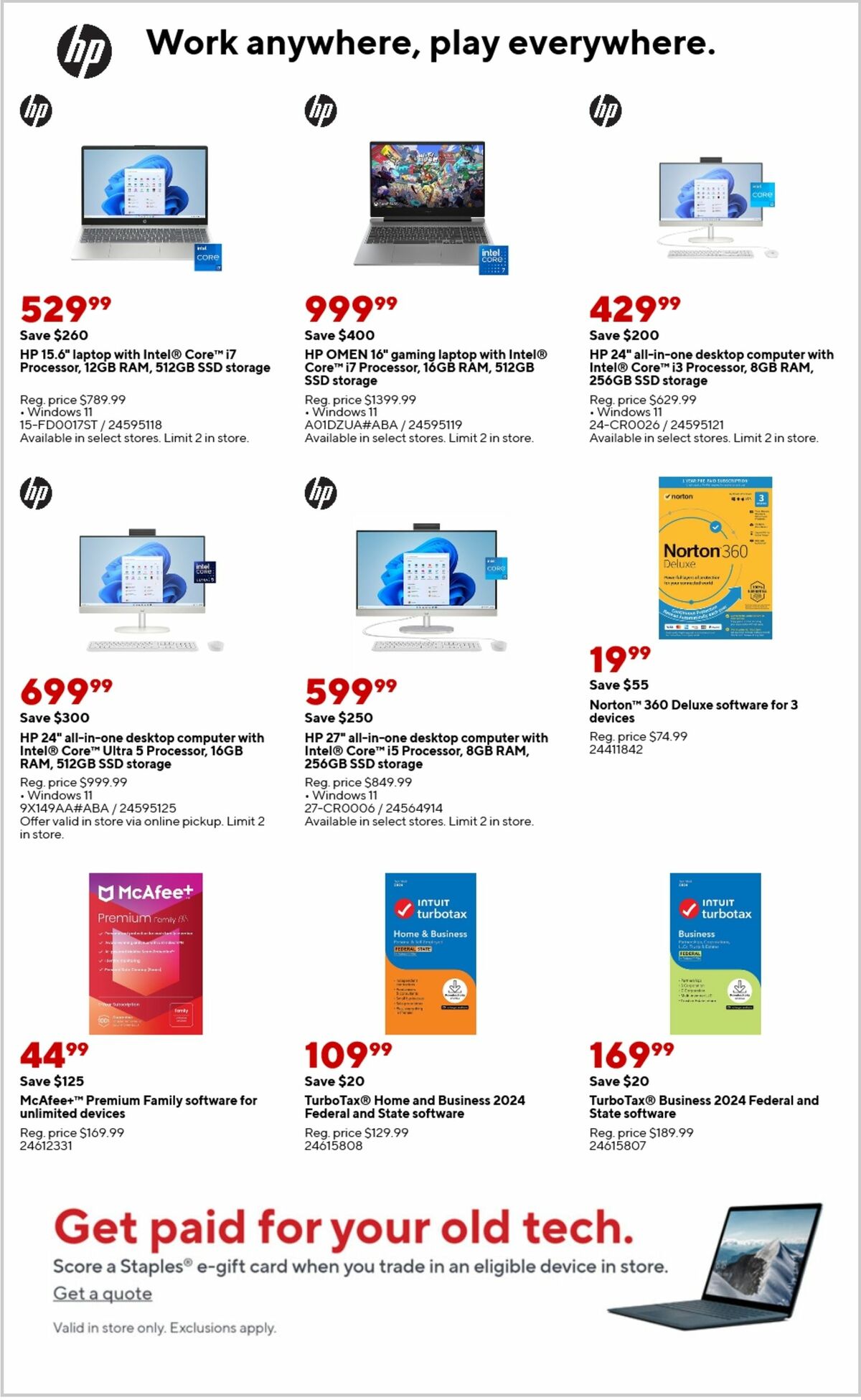 Staples Weekly Ad from March 2