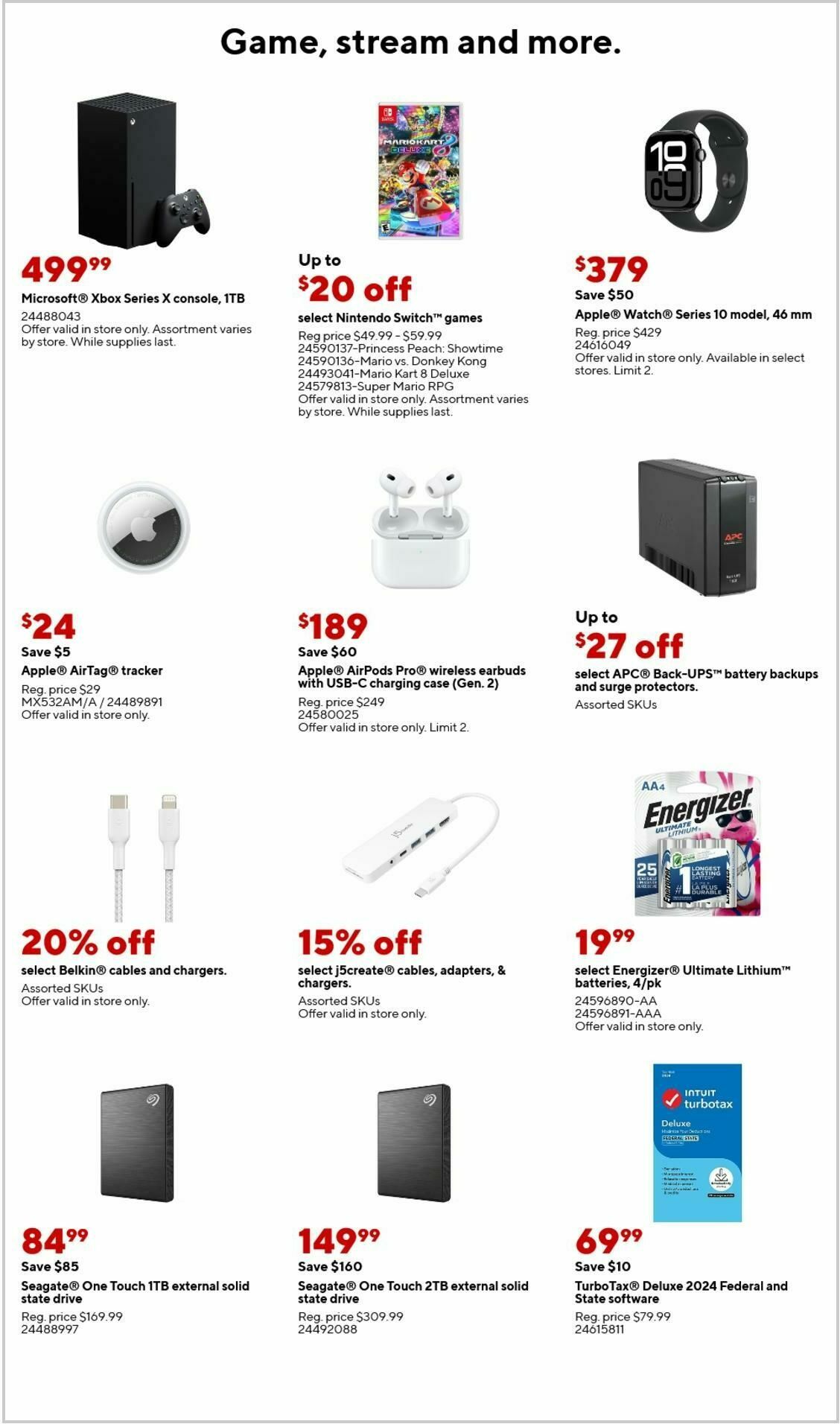 Staples Weekly Ad from March 9
