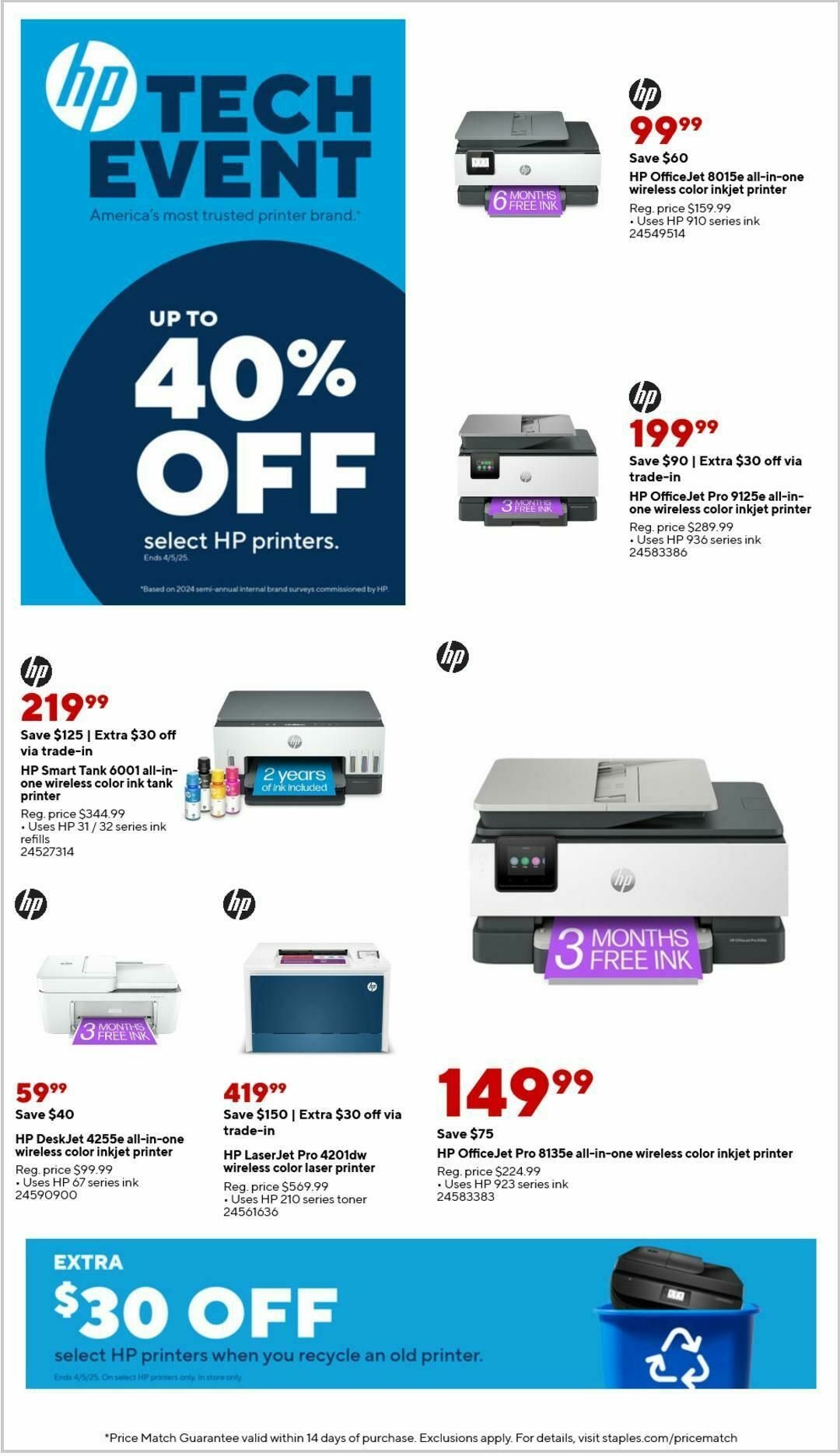 Staples Weekly Ad from March 16