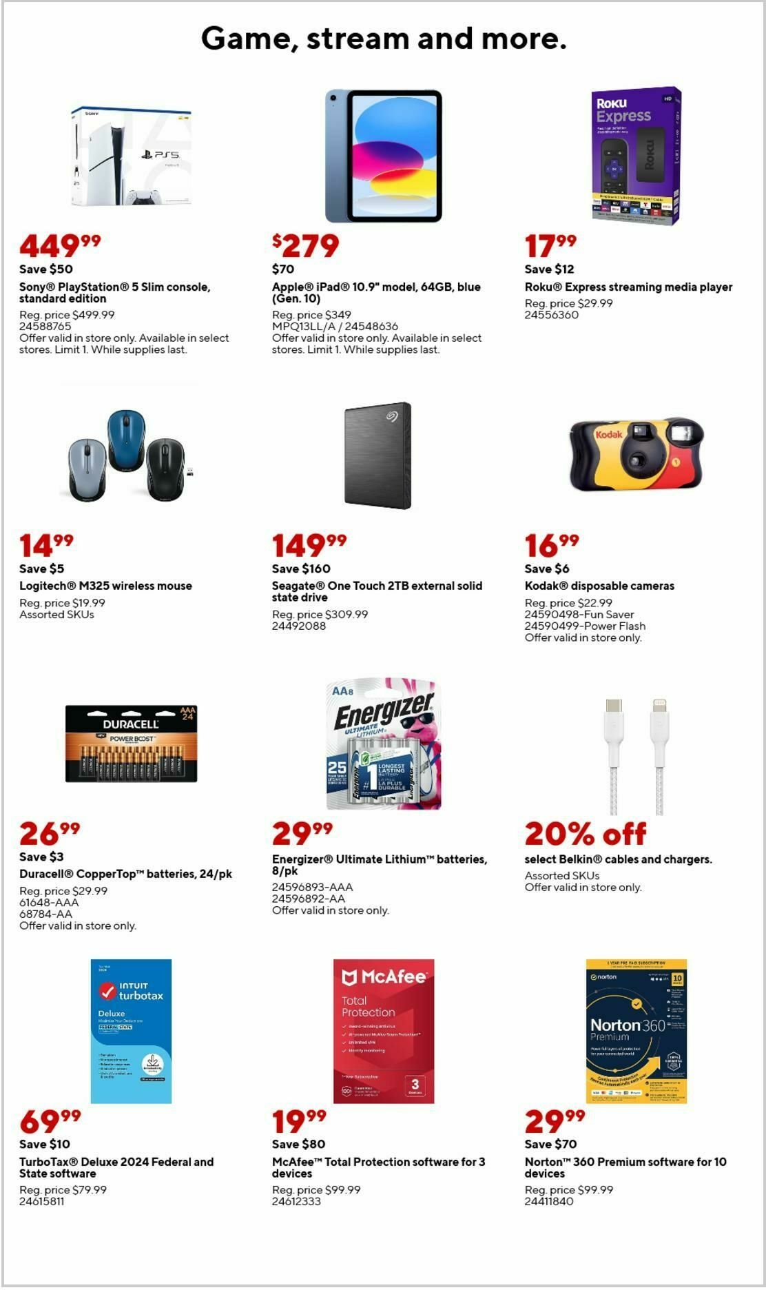 Staples Weekly Ad from March 16