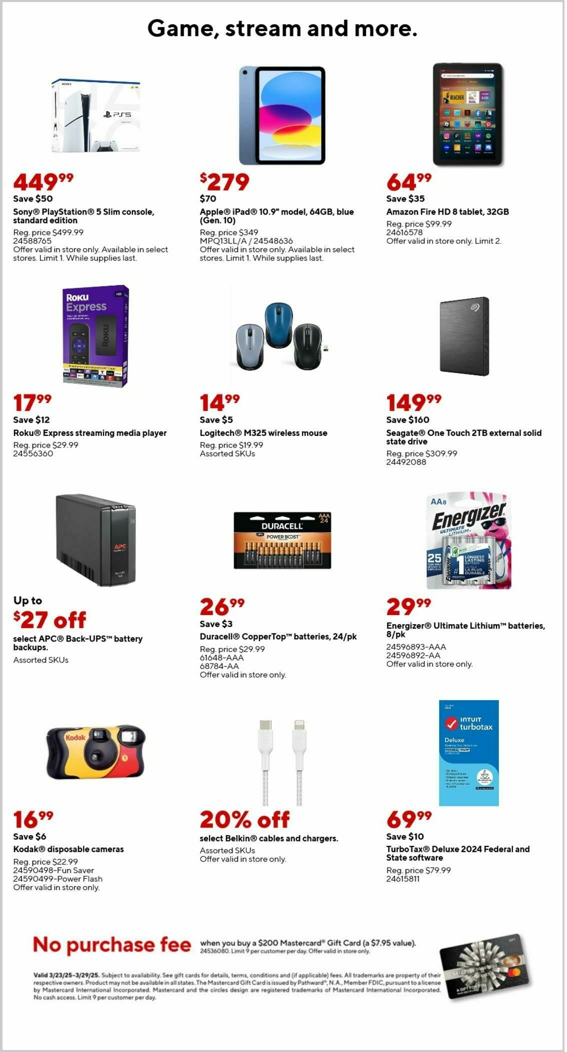 Staples Weekly Ad from March 23