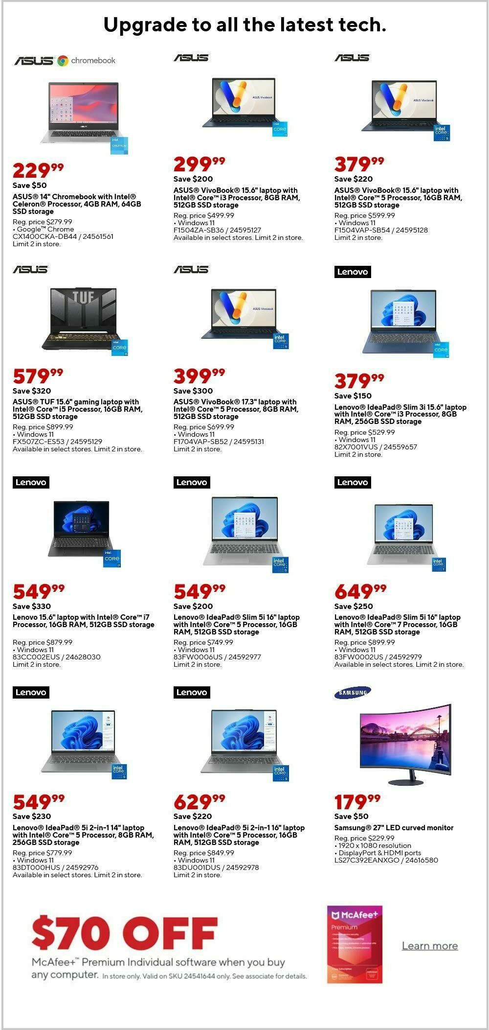 Staples Weekly Ad from March 23