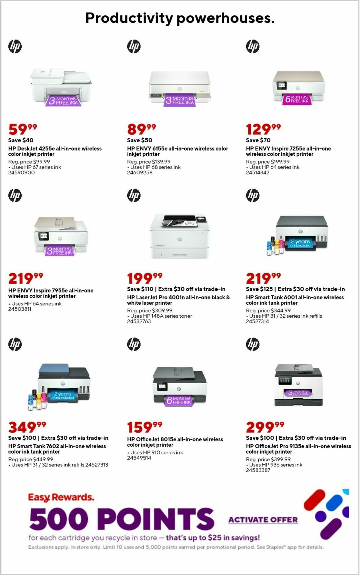Staples Weekly Ad from March 23