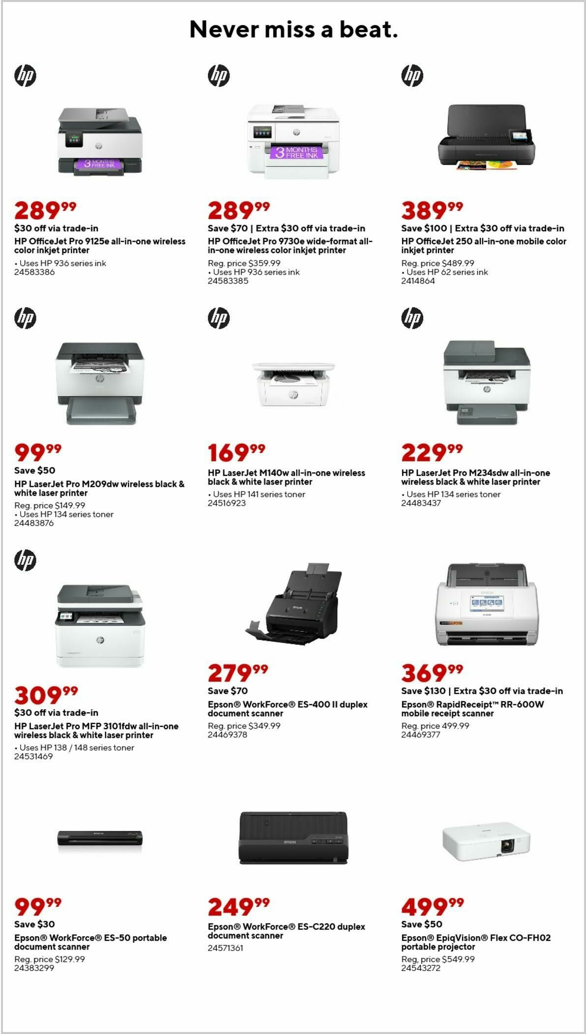 Staples Weekly Ad from March 23