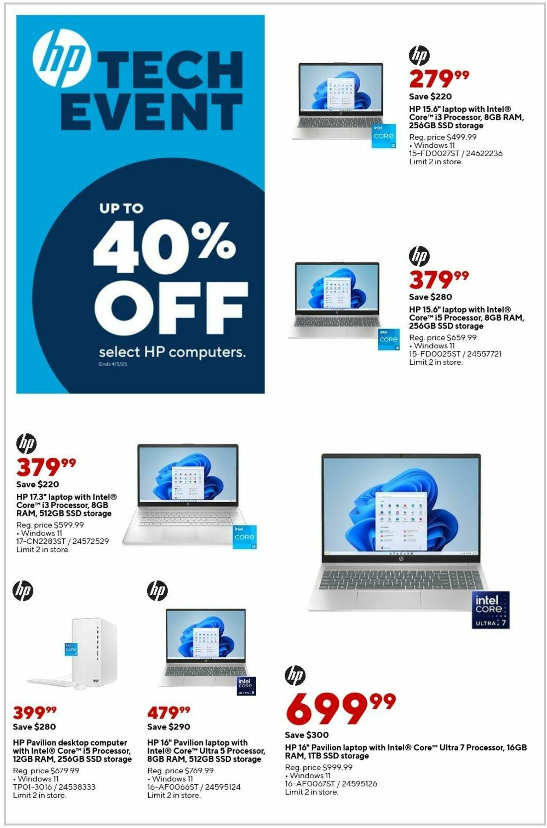 Staples Weekly Ad from March 30