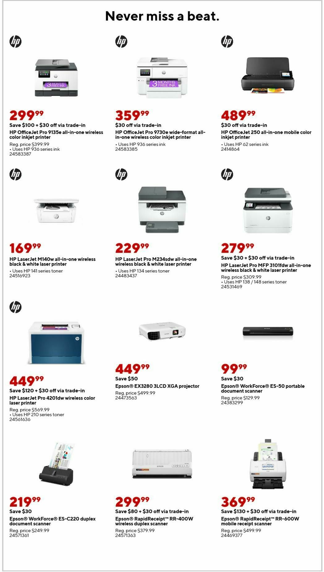 Staples Weekly Ad from March 30