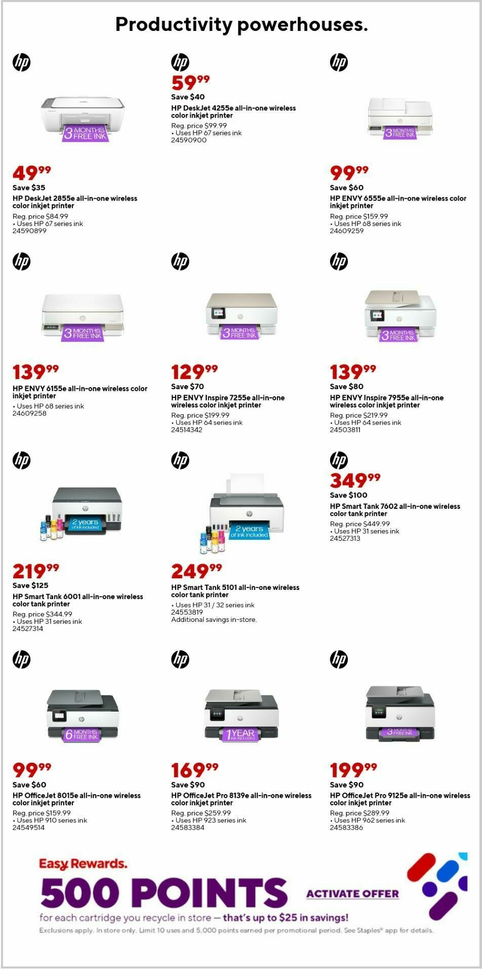 Staples Weekly Ad from April 6