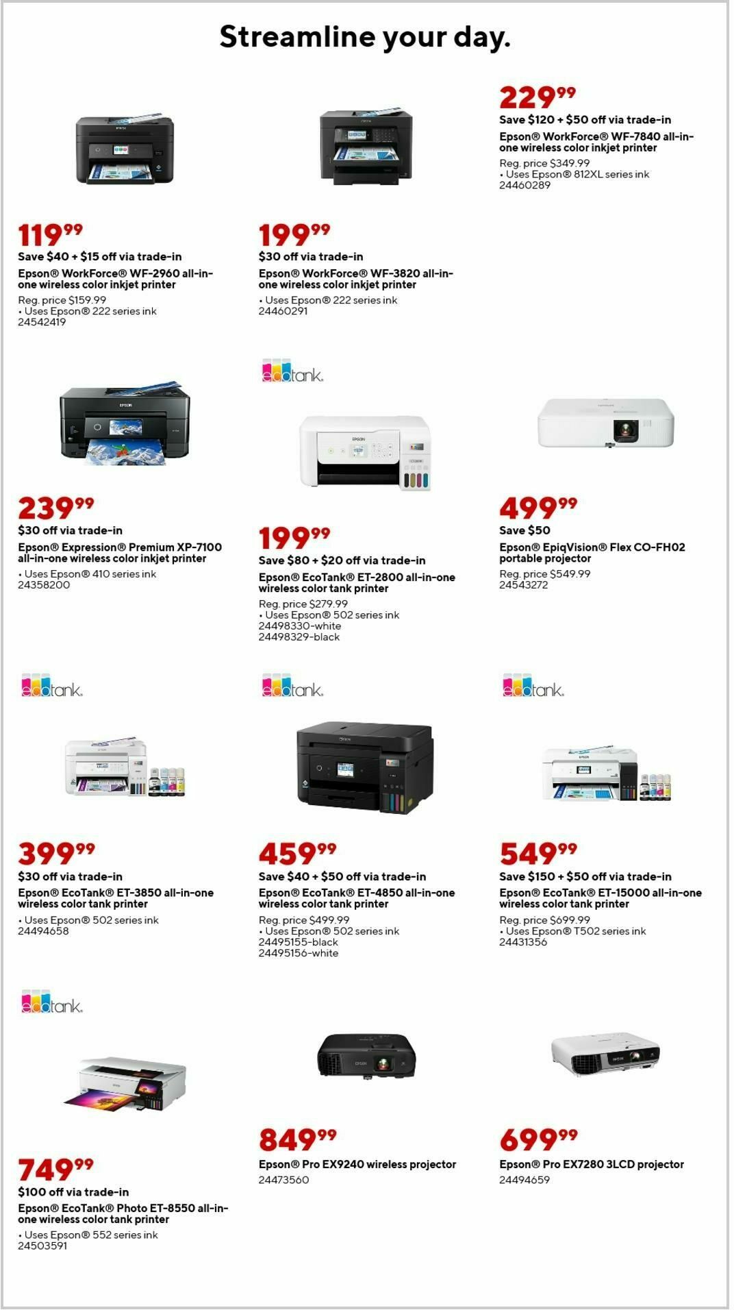 Staples Weekly Ad from April 6