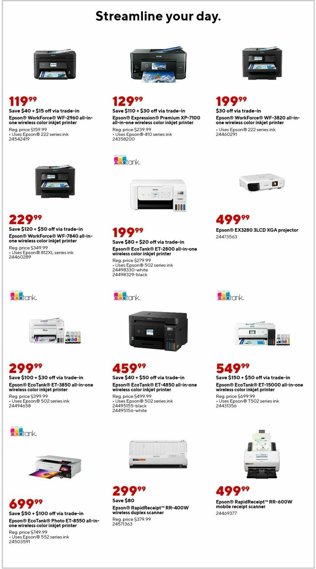 Staples Weekly Ad from April 13