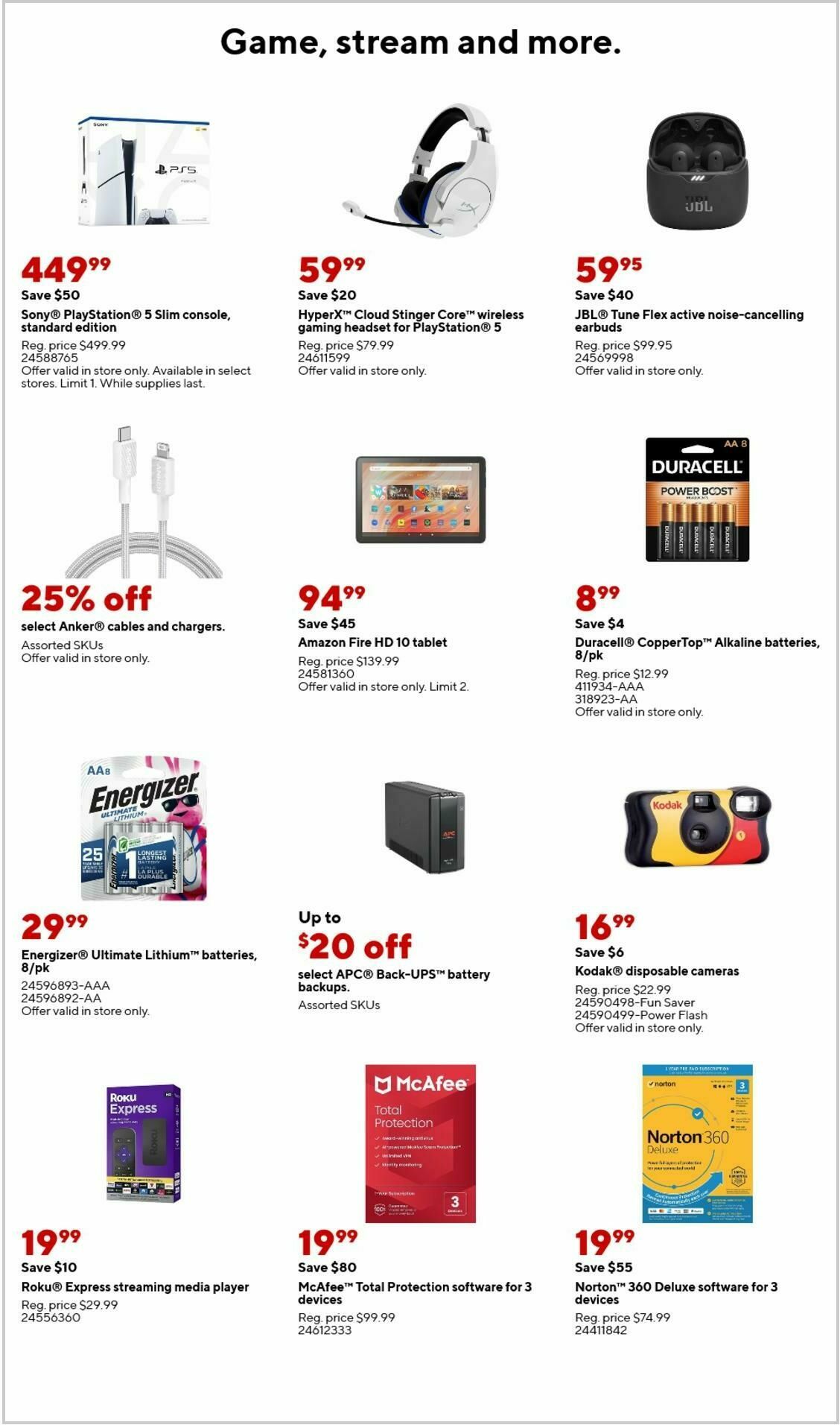 Staples Weekly Ad from April 13