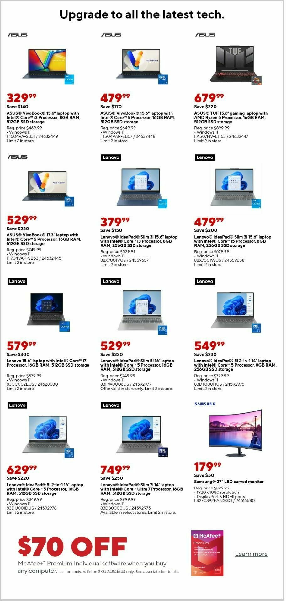 Staples Weekly Ad from April 13