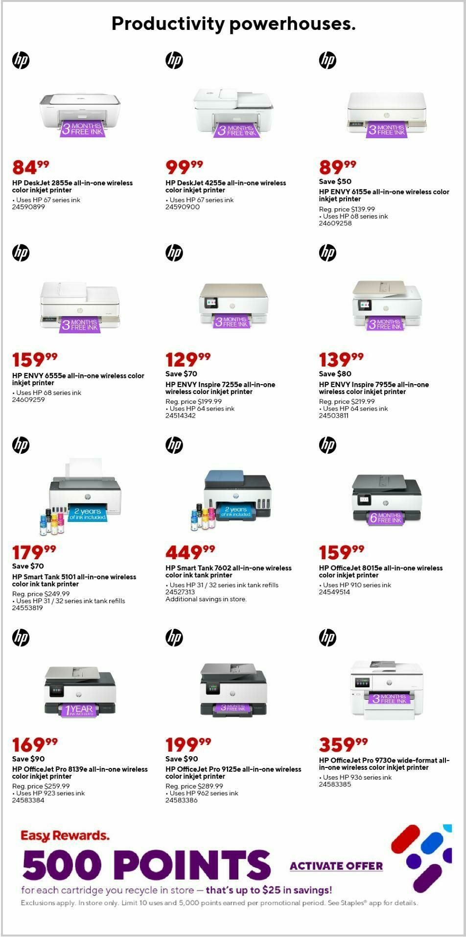 Staples Weekly Ad from April 13