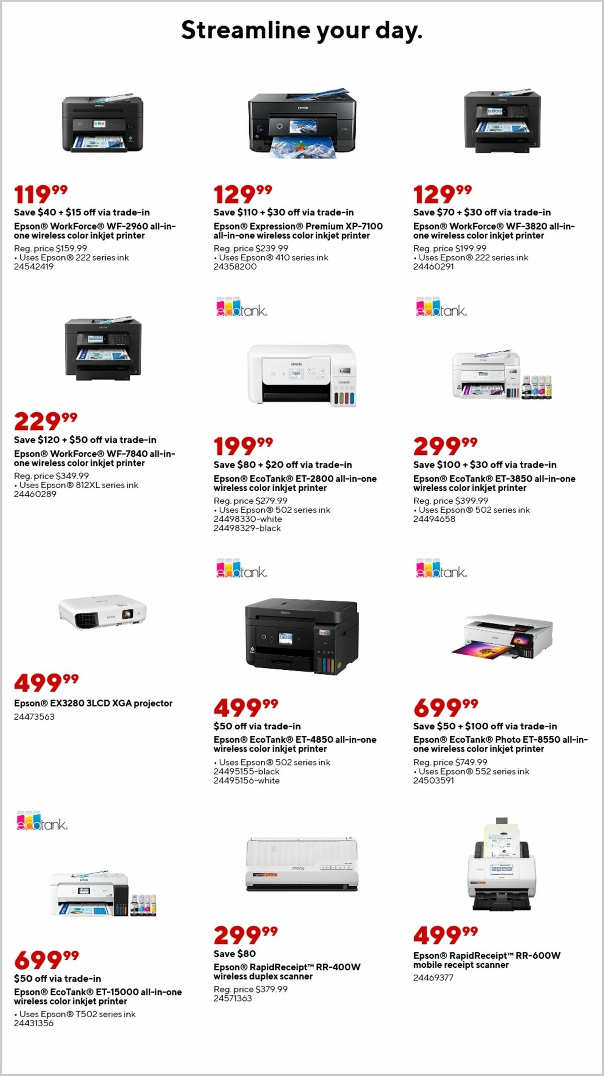 Staples Weekly Ad from April 20