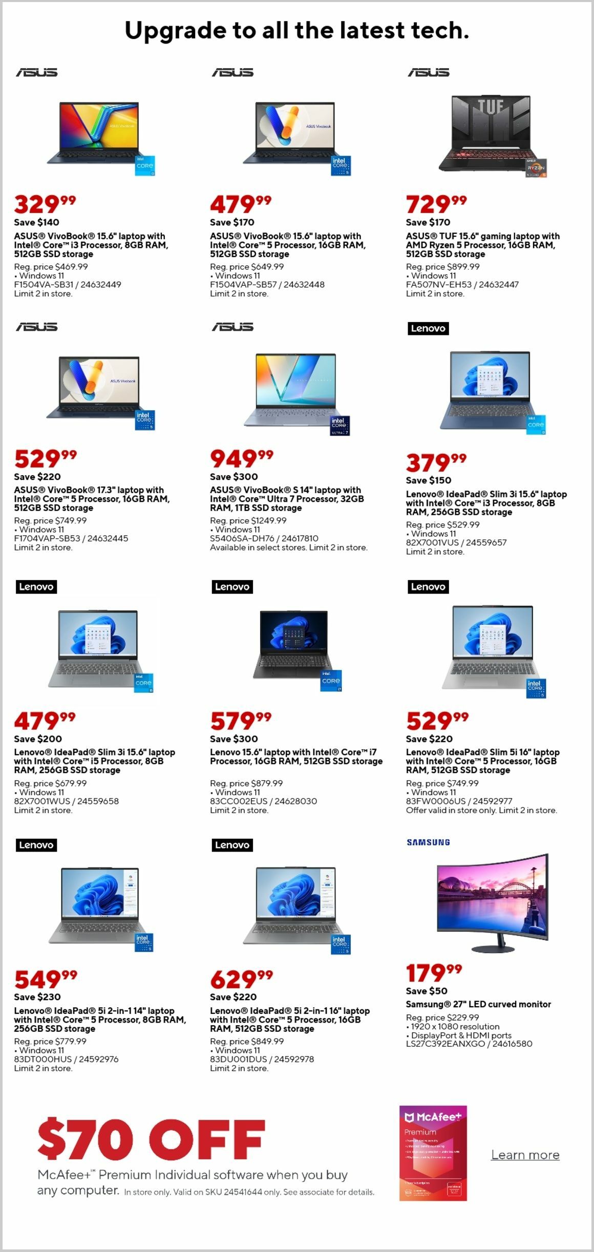 Staples Weekly Ad from April 20