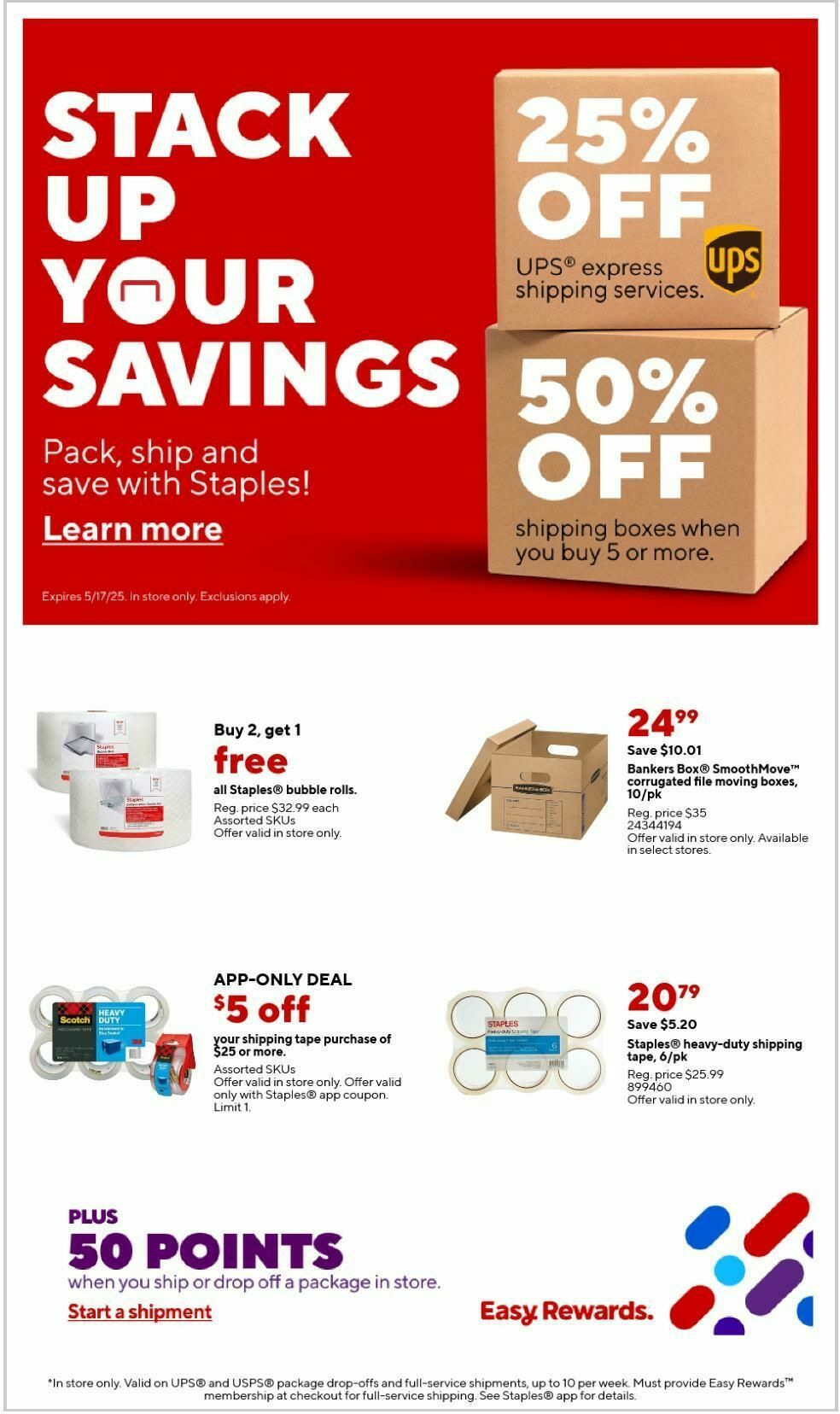 Staples Weekly Ad from April 27