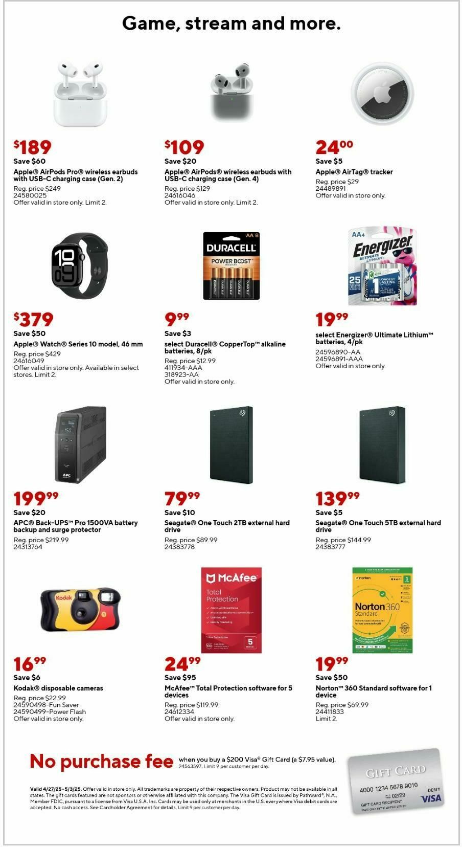 Staples Weekly Ad from April 27