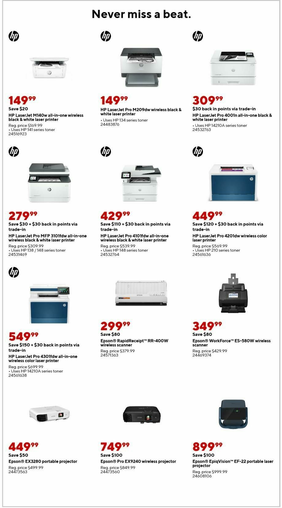 Staples Weekly Ad from April 27