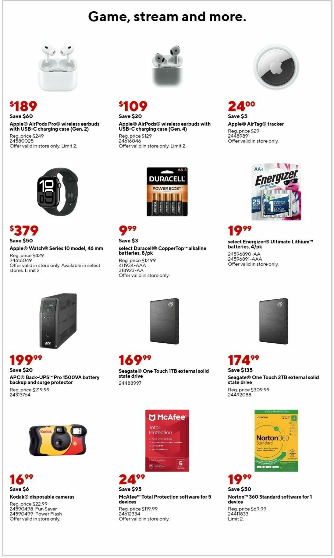 Staples Weekly Ad from May 4