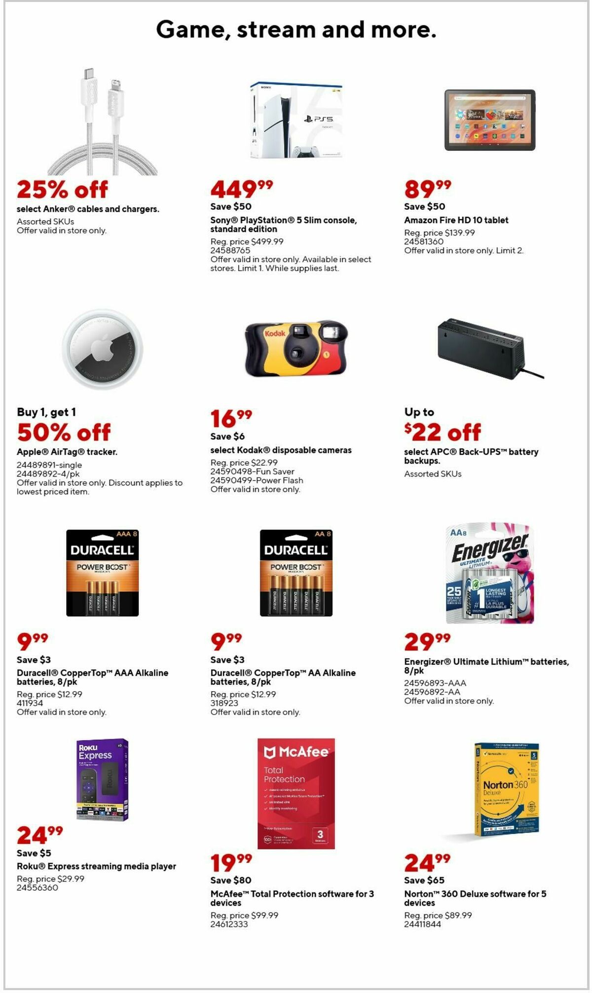 Staples Weekly Ad from May 11