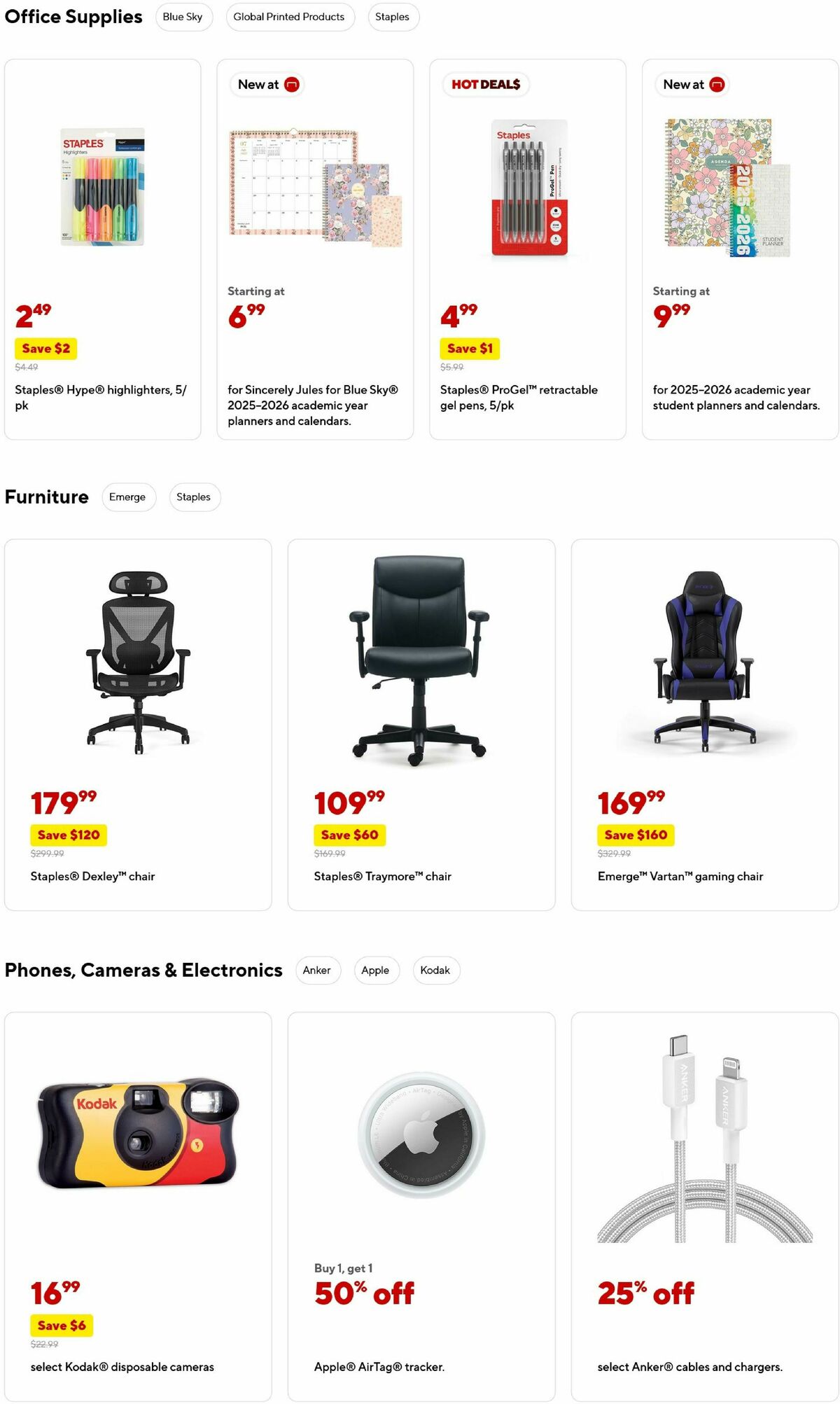 Staples Weekly Ad from May 18