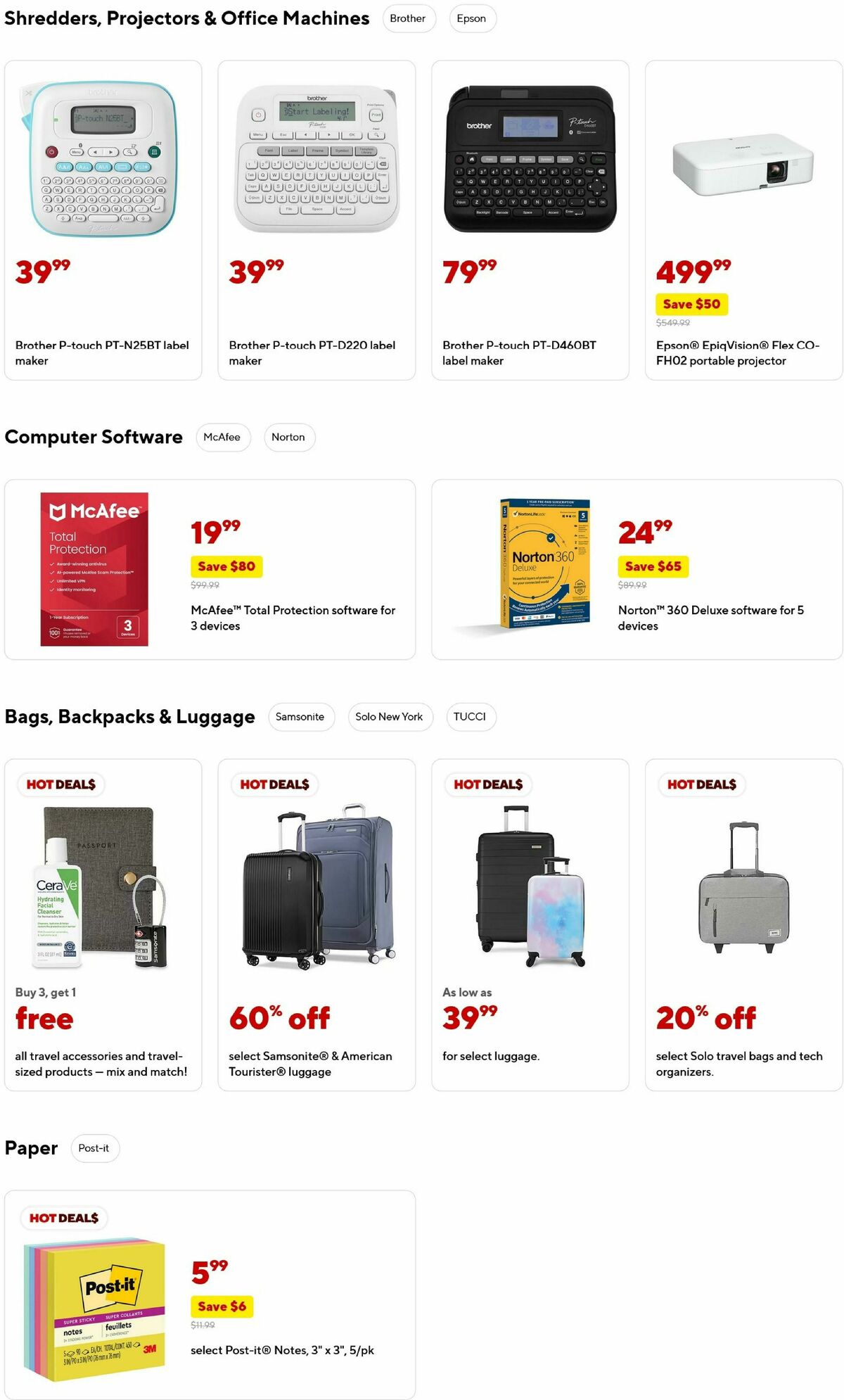 Staples Weekly Ad from May 18