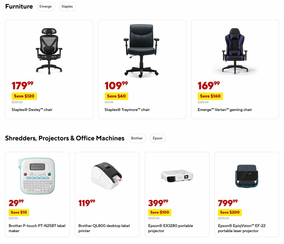 Staples Weekly Ad from May 25