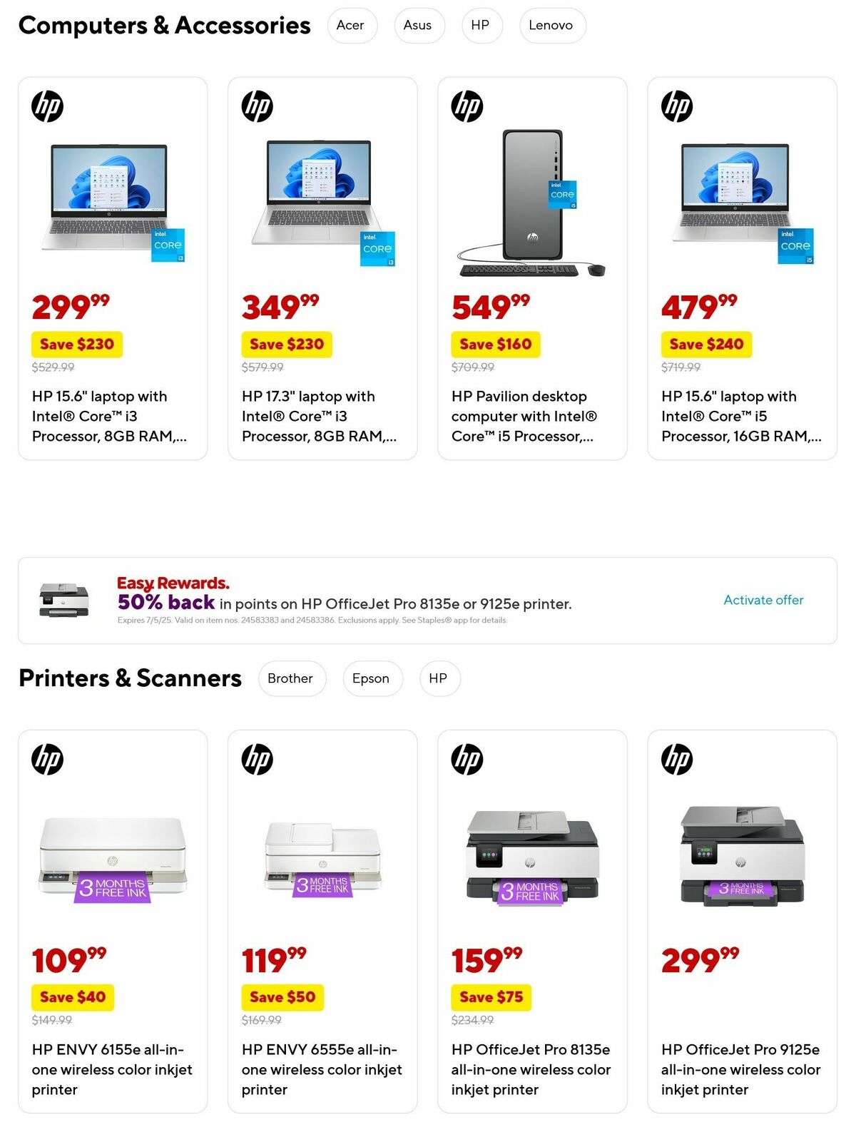 Staples Weekly Ad from June 1