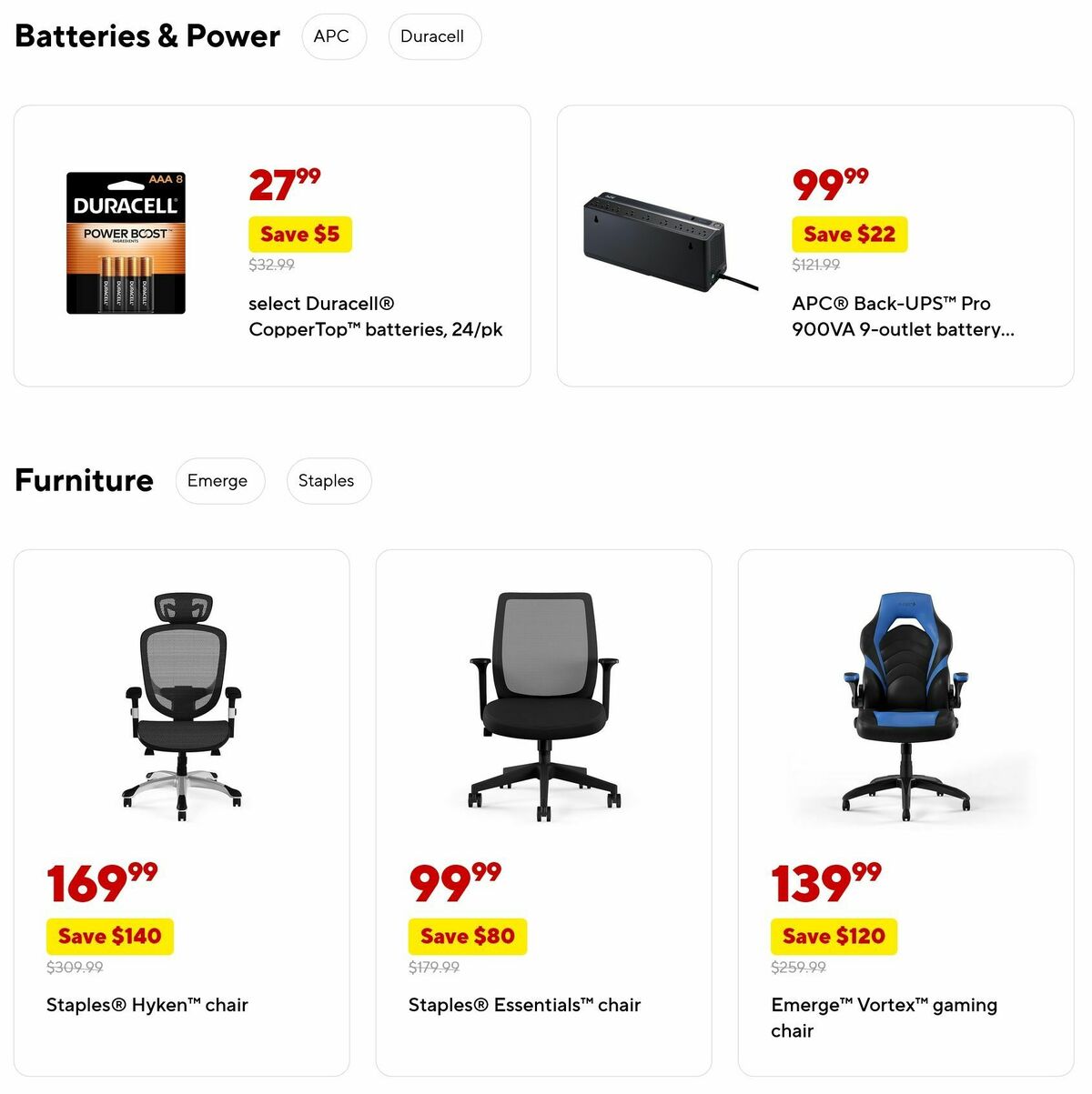 Staples Weekly Ad from June 1