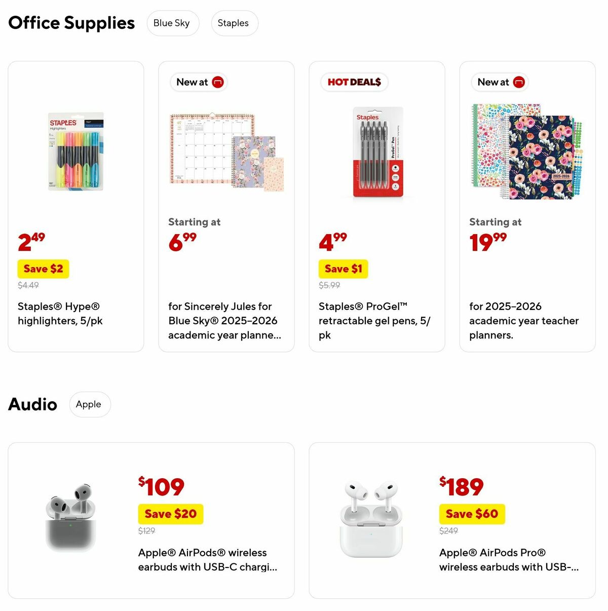 Staples Weekly Ad from June 1