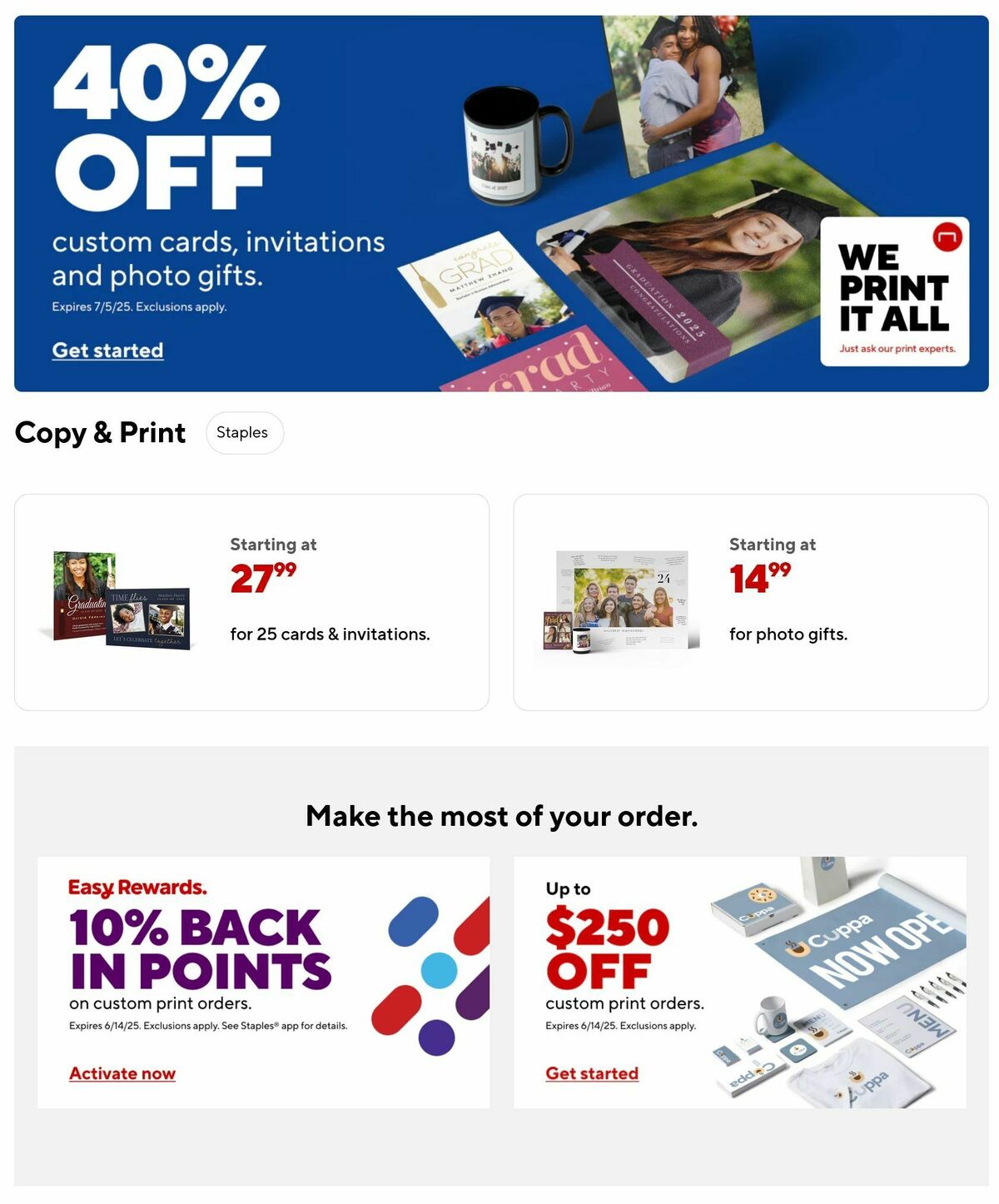 Staples Weekly Ad from June 1