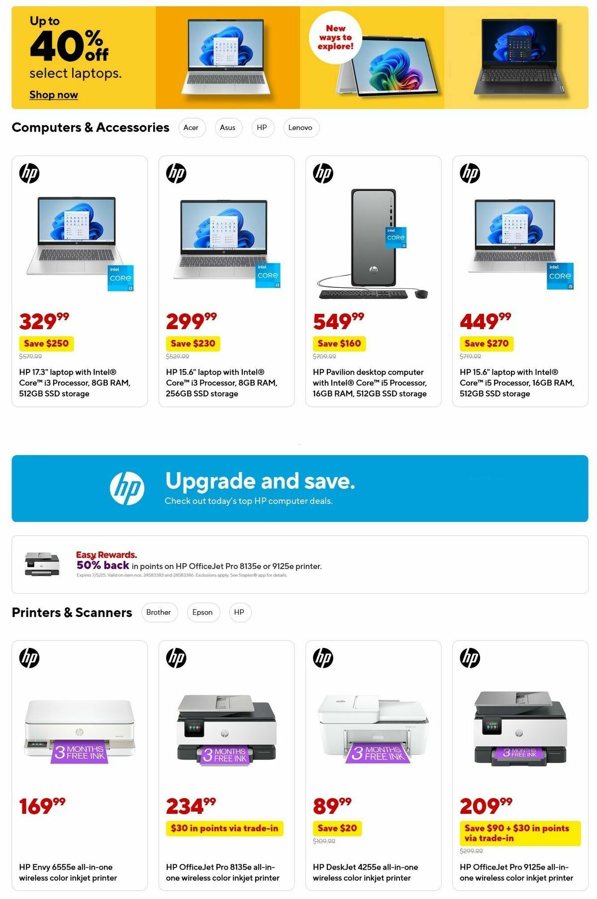 Staples Weekly Ad from June 8