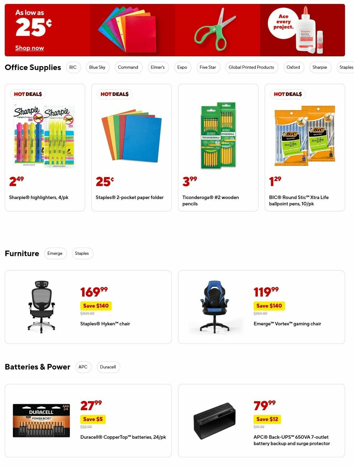 Staples Weekly Ad from June 8