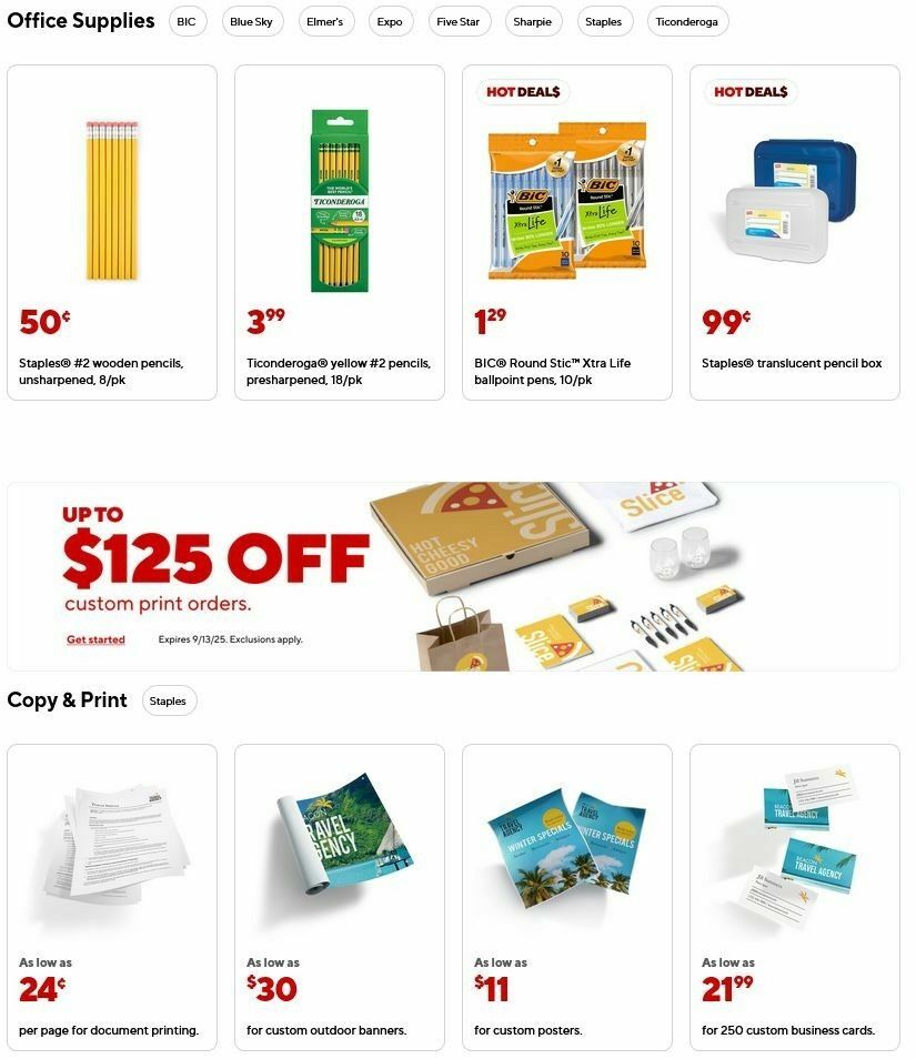 Staples Weekly Ad from June 29