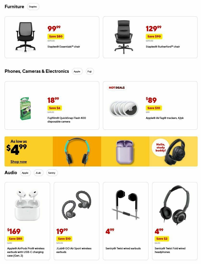 Staples Weekly Ad from June 29