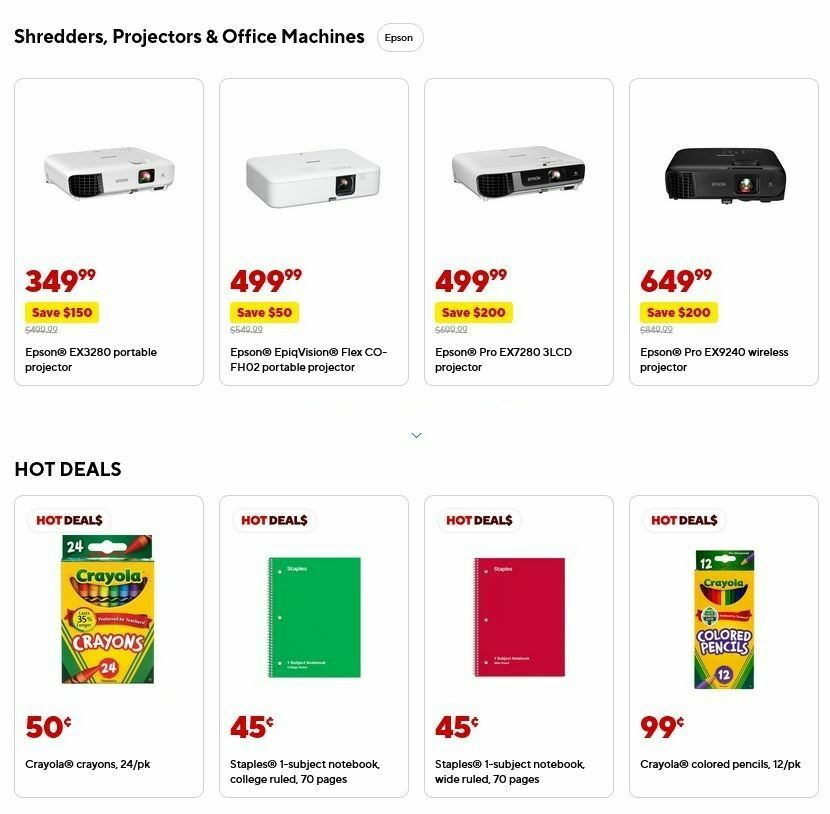 Staples Weekly Ad from June 29