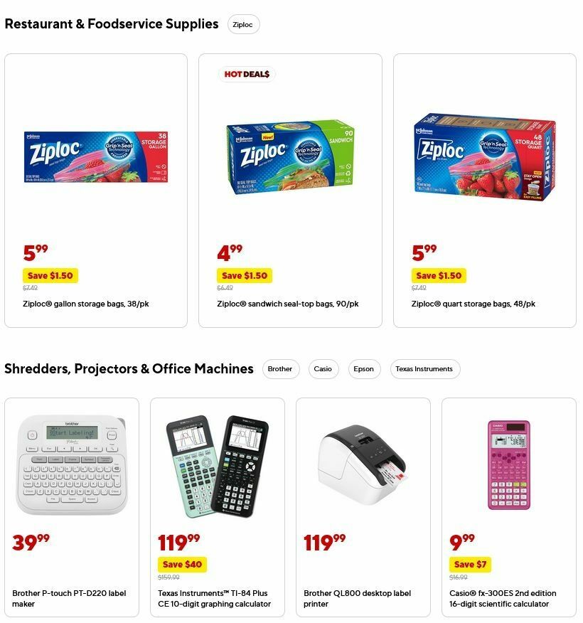 Staples Weekly Ad from July 6