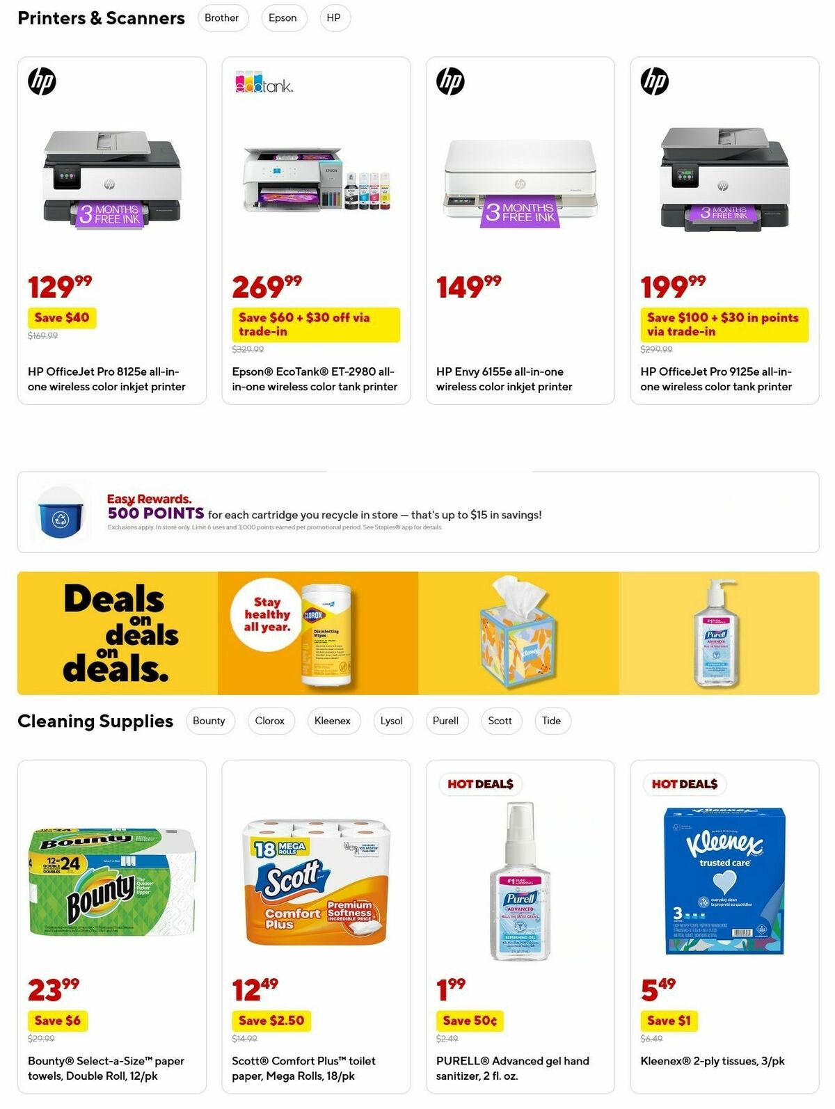 Staples Weekly Ad from July 20