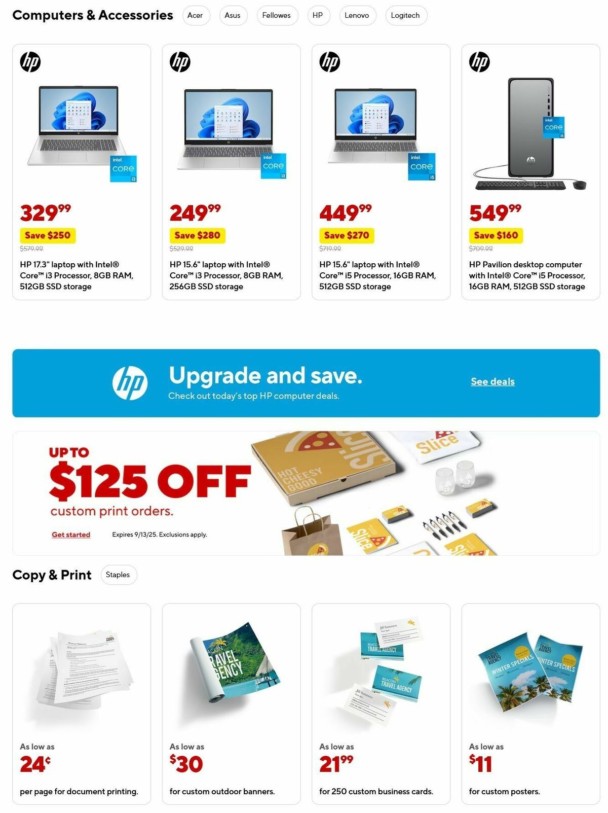 Staples Weekly Ad from July 20