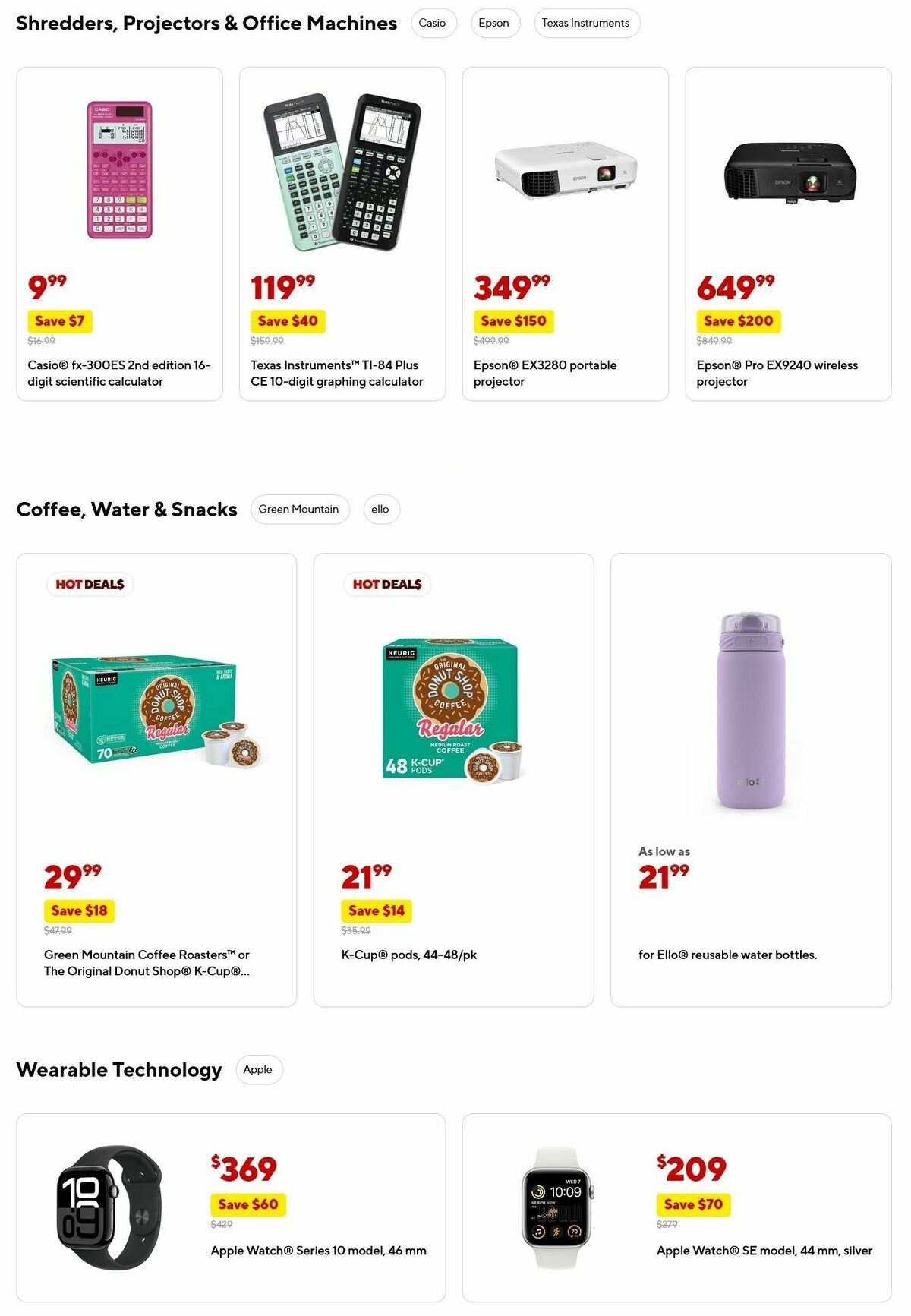 Staples Weekly Ad from July 20