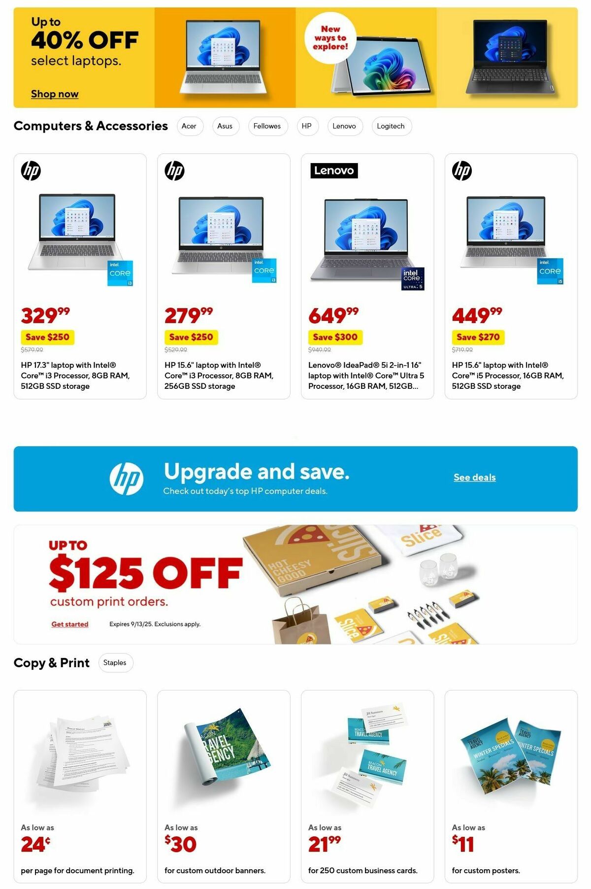Staples Weekly Ad from July 27