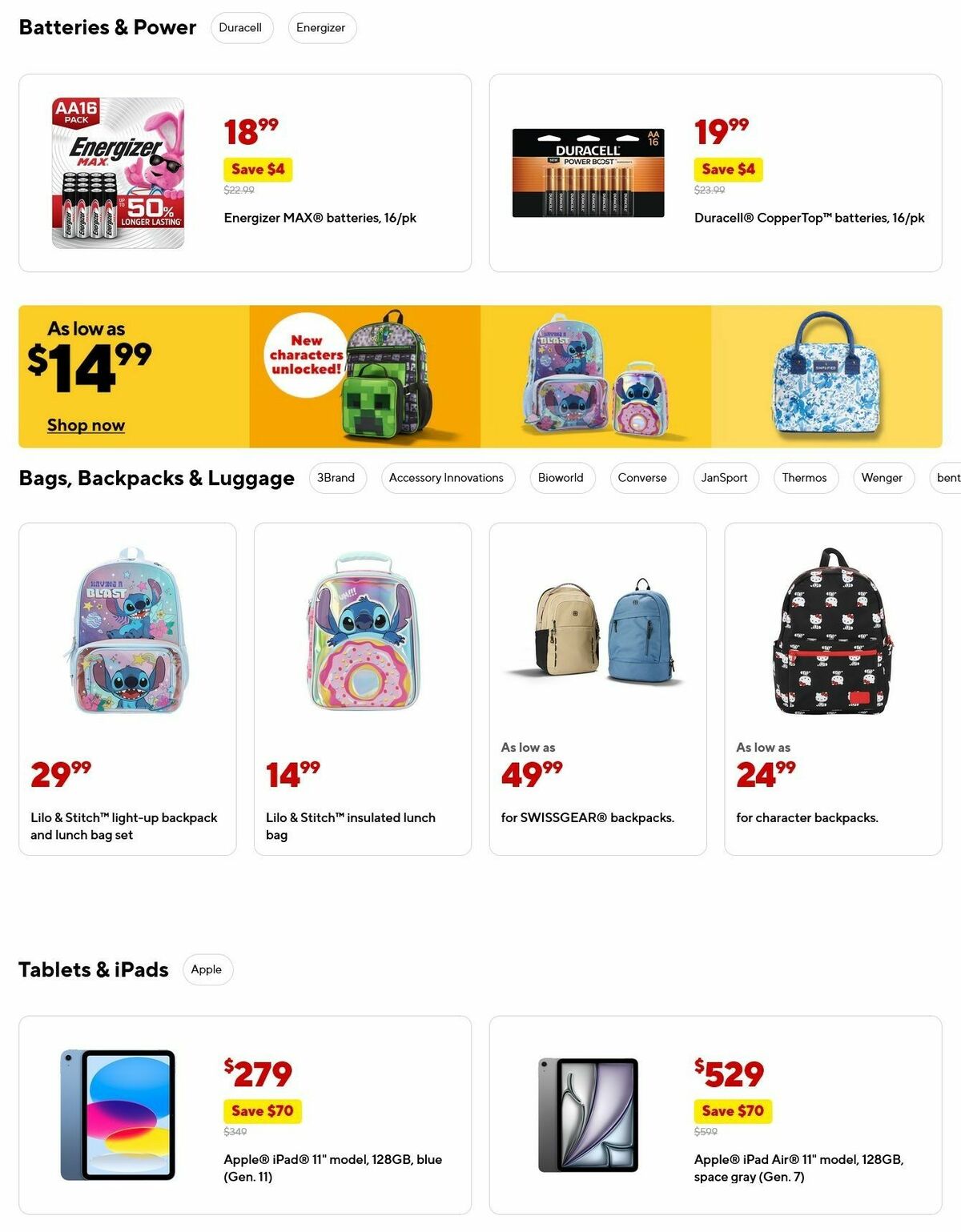 Staples Weekly Ad from July 27