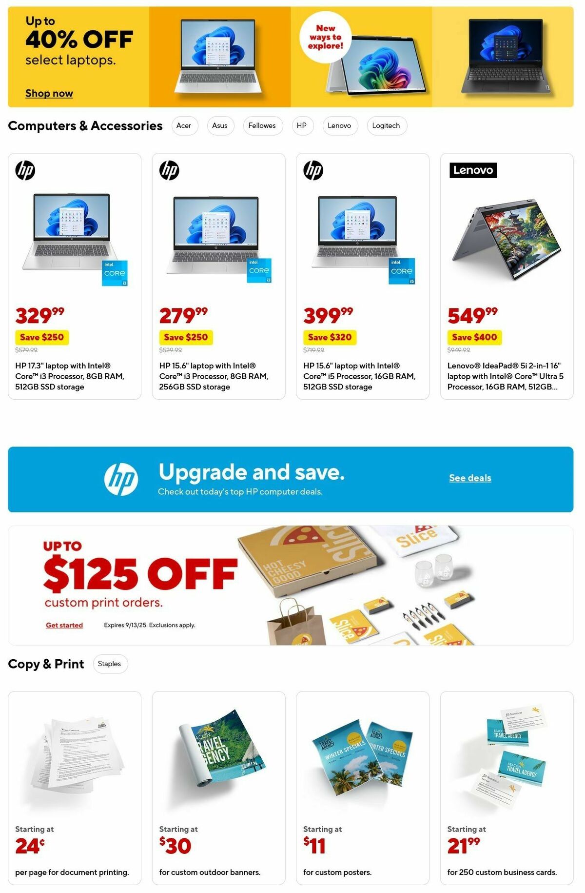 Staples Weekly Ad from August 10