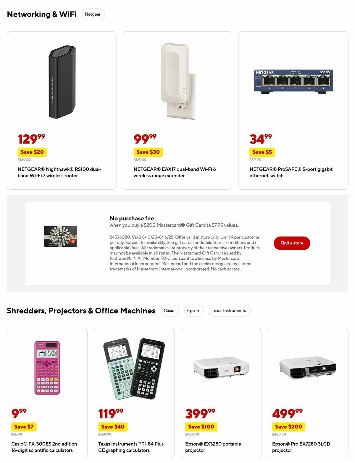 Staples Weekly Ad from August 10