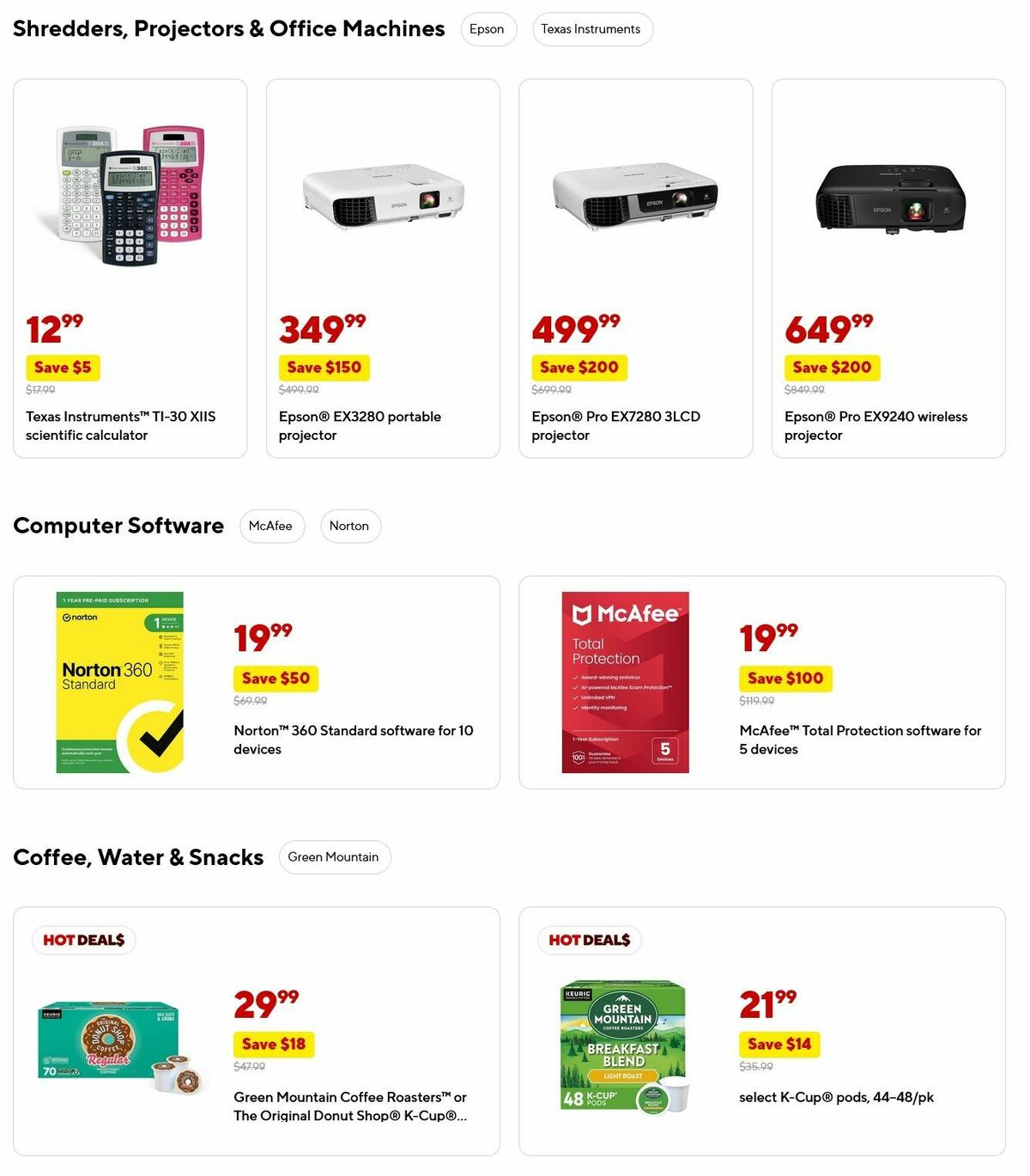 Staples Weekly Ad from August 17